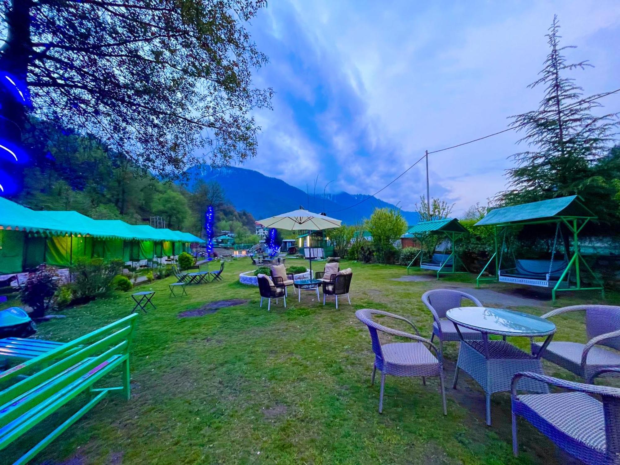 Himalayan Riverside Swiss Cottage Tents, Manali 外观 照片