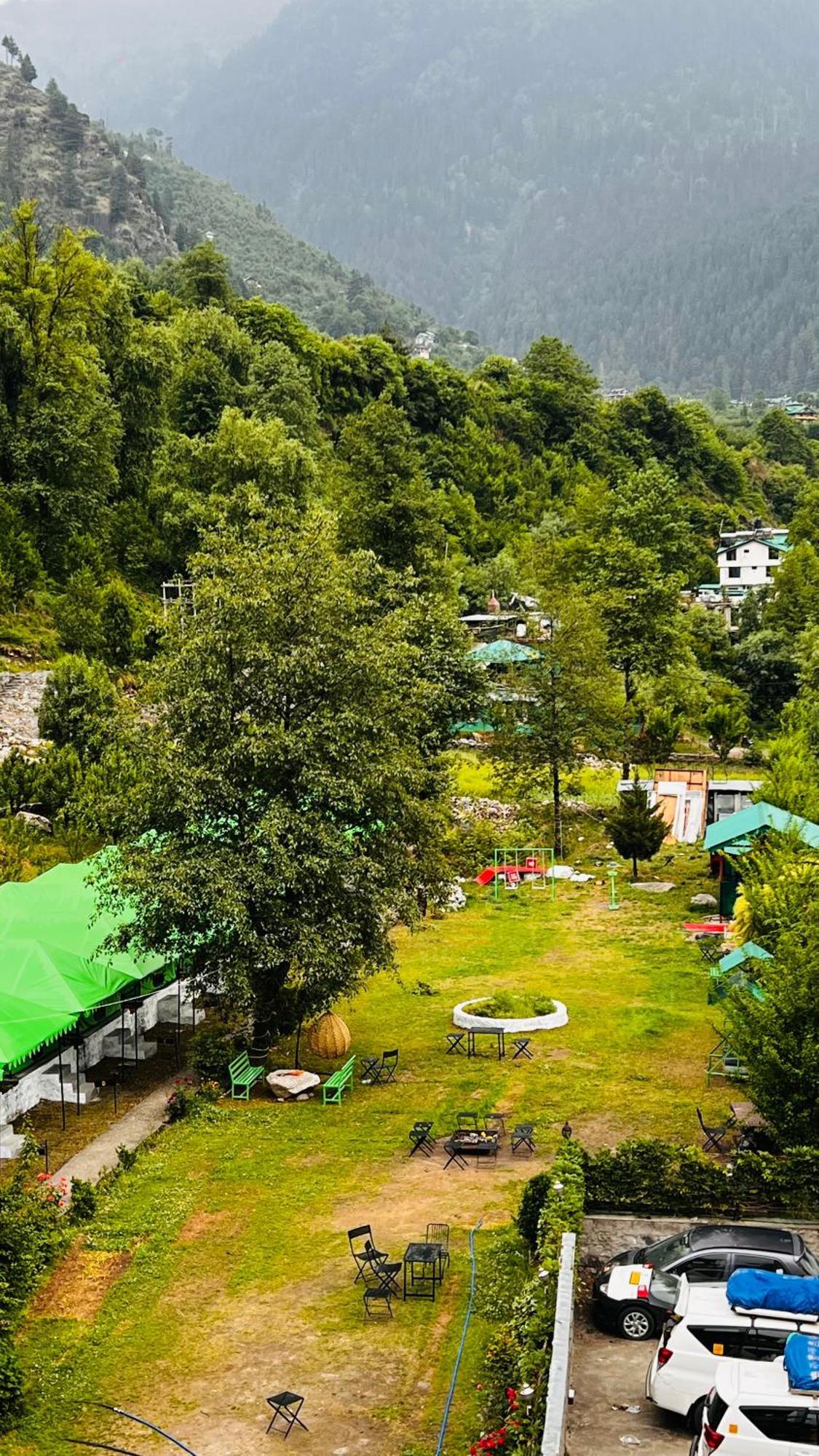 Himalayan Riverside Swiss Cottage Tents, Manali 外观 照片